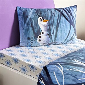 Lisanslı Disney Frozen Winter Tek Kişilik Pamuk Nevresim Takımı