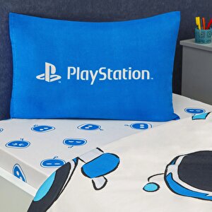 Lisanslı Playstation Astrobot Tek Kişilik Pamuk Nevresim Takımı 100