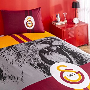 Lisanslı Gs Şampiyon Aslan Pamuk Tek Kişilik Nevresim Takımı