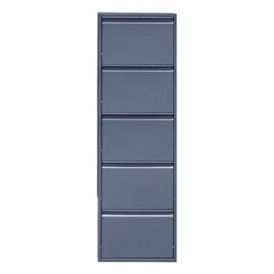 Jessan 5 Li Metal Ayakkabılık Antrasit