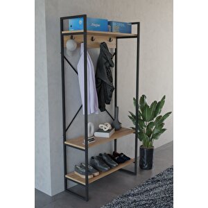 Echo Vestiyer Askılık Portmanto Ayakkabılık Çok Amaçlı Vestiyer Atlantik Çam