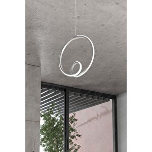 Beyaz Modern Ultra Süper Günışığı Ledli Avize