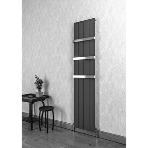 Di̇gi̇su 1600x470 Mm Si̇yah Dekorati̇f Alümi̇nyum Radyatör