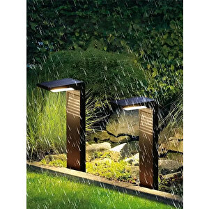 Hl-5176 10w Solar Bahçe Armatür Güneş Enerjili Led Kazıklı Çim Armatürü Bahçe Aydınlatma-günışığı Gün Işığı