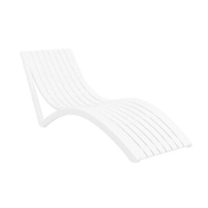 Trk-087 Siesta Lüks Ergonomik Slim Tasarım Şezlong 1000 Beyaz