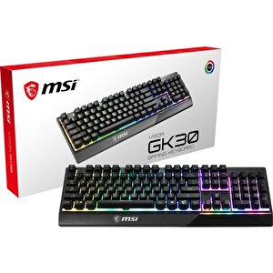 Msi Gg Vigor Gk30 Tr Usb Q Trk Rgb Mekanik Hisli Siyah Gaming Klavye