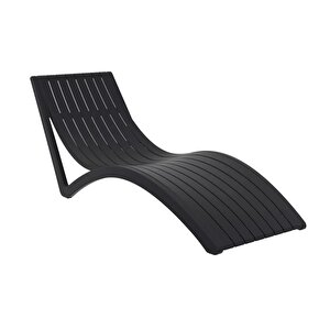 Trk-087 Siesta Lüks Ergonomik Slim Tasarım Şezlong 9103 Siyah