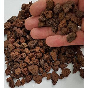 Akvaryum Taşı 4 Kg 5-10 Mm Akvaryum Pomzası Teraryum Taşı Kırmızı Pomza Lav Taşı Volkanik Cüruf