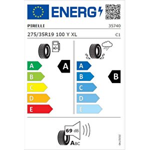 275/35 R19 100y Xl P-zero Pz4 (mo) Oto Yaz Lastiği (üretim:2024)
