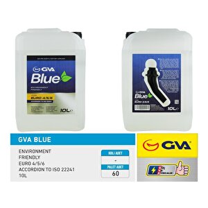Gva Blue Sivisi 10 Lt Euro 4-5 / Bi̇nek Euro 6 Huni̇li̇ Ambalaj