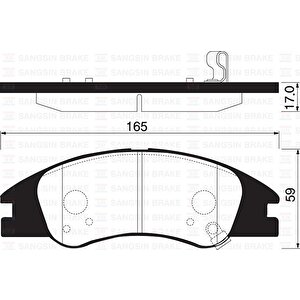 Ön Fren Balata Kia Cerato 2.0l D4ea Dizel 04-06 / 1.6l G4ee Benzinli 05-