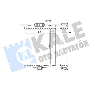 Kalorifer Radyatoru Mercedes S-class W140 91 98 Sasi No: A133638