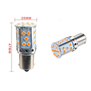 1156 Dekoratif Led Ampul Tek Duy Canbuslı 24v Turuncu / Laam945-2