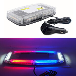 Çakarlı Tepe Lambası Mıknatıslı Kırmızı-beyaz-mavi 24w 12-24v / Laik530