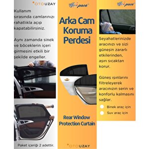Arka Cam Güneşlik Binek Araçlar Için / Peary01