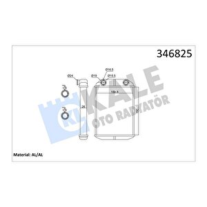 Kalori̇fer Radyatörü Dacia Dokker 12 Lodgy 12 1.2 Tce 1.3 Tce 1.5dci 1.6