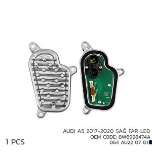 Audi A5 2017-2020 Sağ Far Led Modül 8w6998474a