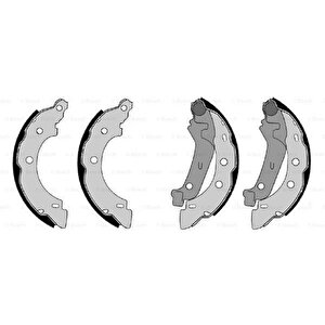 Arka Pabuç Balata Kng 1.2-1.4 Enj1.6.-1.9d 97 1.5dci̇ 01 Kubistar 03-09 203x39 0986487570