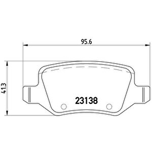 Fren Balatasi Arka Mercedes W168 W169 W245 W414