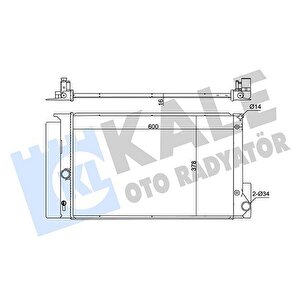 Radyatör Auris-corolla-verso Otomati̇k Al/pl/brz 600x378x16