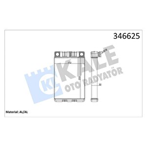 Kalorifer Radyatoru Mercedes W203 Cl203 S203 C209 A209 R230