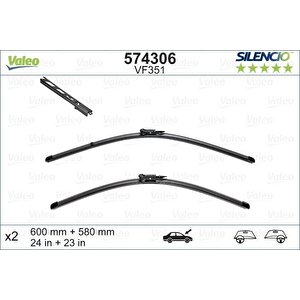 Silecek Supurgesi 600/580mm Swf Bmw E60