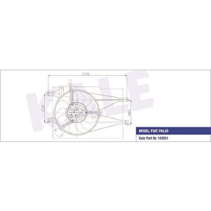 Fan Grubu Davlumbazli Fiat Palio-albea 1.2-1.4 98 09 Mt Kli̇masiz Fan Motoru Davlumbazli