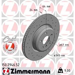 Fren Diski Arka Bmw G20 G30 G22 G32 G11 G12 G15 G16 G01 G01 G02 G05 G06 G07 Z4 Ix I20 Delikli