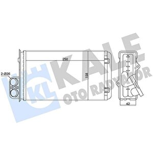 Kalori̇fer Radyatörü 405 92-96 406 96-04 248x157