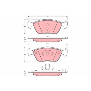 Ön Balata Volvo 850 2.0 2.3 T5 2.5 91-96 S70 2.3 2.4 2.5 97-00 V70 97-00 C70 2.0t 97 Xc70 -02 271859-2715878-2718591-9485593