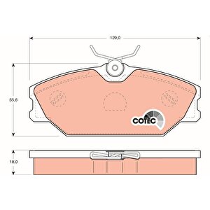 Ön Fren Balatasi Renault Megane 99 Laguna 95 Scenic 99 Logan 06 Safrane 96 00