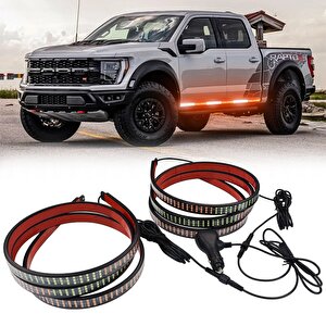 Pick-up Altı Kayar Led Fonksiyonlu 2'li Set 1.35cm 12-15v  / Laam443