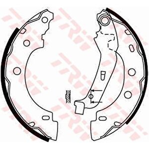 Arka Pabuç Balata Kng 1.2-1.4 Enj1.6.-1.9d 97 1.5dci̇ 01 Kubistar 03-09 203x39