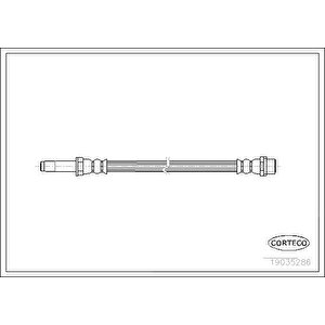 Fren Hortumu Arka Mercedes Sprinter B906 . Vw Crafter 30-35-50