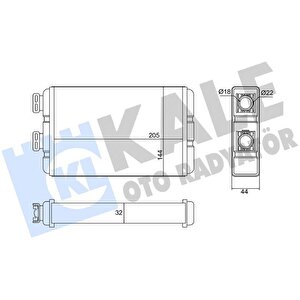 Kalorifer Radyatoru Bmw E46 97 05