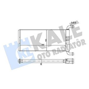 Kalorifer Radyatoru Mercedes Sprinter B906 . Vw Crafter 30-35-50
