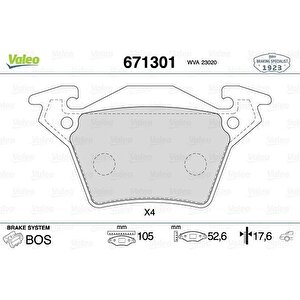 Fren Balatasi Arka Mercedes Vito W638 96 03