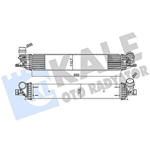 Turbo Radyatörü Intercooler Lgn Iii 2.0 Dci Al-pl-brz 652x112x108