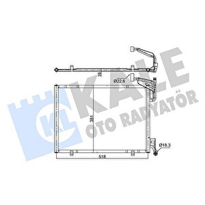 Klima Radyatoru Fiesta 14 B-max 14 Ecoboost 1.0