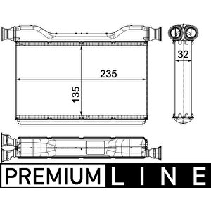 Kalorifer Radyatoru Bmw F10 F01 F07 Premium Line