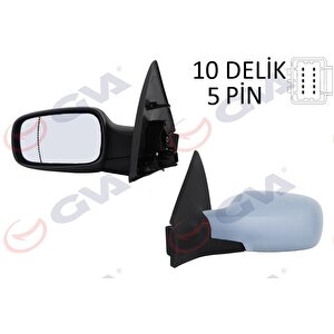 Diş Di̇ki̇z Aynasi Sol Megane 02 Elektri̇kli̇ Isitmali Astarli Asferi̇k 5 Fi̇ş Vm-138ehpal
