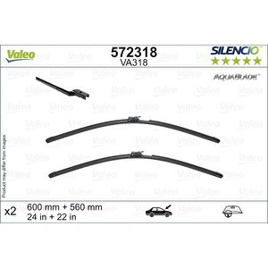 Silecek Supurgesi Takimi 600mm / 560mm Mercedes S-class Coupe C217 15 Isitmali