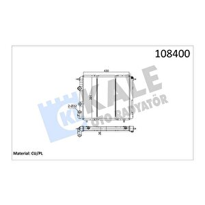 Radyatör R19 1.4-1.6 Enj 2 Sira Cu Pl Si̇stem