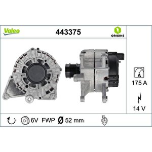Alternator 14v 175a Mercedes W204 W205 W212 W213 C253 R172 W447
