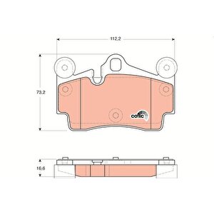 Arka Balata Touareg 02-10 Cayenne 02-10 Q7 06-11 112x73 Gdb1549
