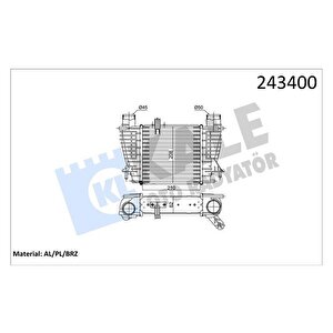 Turbo Radyatörü Intercooler Clio Iii 1.5 Dci Al Pl Al Pl Si̇stem