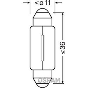 Ampül 12v 5w Sv8.5-8 C5w Unv1