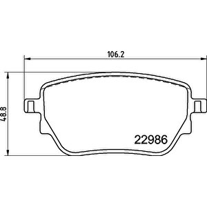 Fren Balatasi Arka Mercedes W177 V177 W247 C118 X118 H247 X247