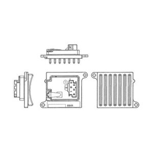Klima Fan Regulatoru Mercedes W203 Cl203 W220 W221 W163