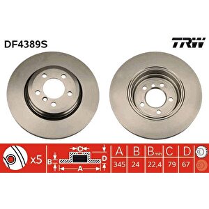 Fren Diski Arka Adet Bmw E65